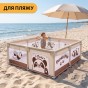 Детский манеж LEOBRO «Весёлая панда» 200 x 200 см (LB-1162) - 10