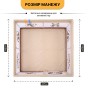 Детский манеж LEOBRO «Весёлая панда» 200 x 200 см (LB-1162) - 2