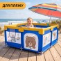 Детский манеж LEOBRO «Маленький астронавт» 120 x 120 см (LB-1163) - 10