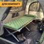 Армійська похідна розкладачка з надувним карематом LEOBRO до 120кг Зелена (LB-MC-A1-AGR-1095) - 4