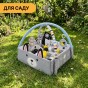 Дитячий розвивальний килимок "Чорно-біле сафарі" LEOBRO з кульками (LB-1194) - 2