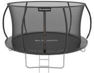 Батут із внутрішньою захисною сіткою 312 см LEOBRO Premium Pro 10FT BLACK
