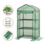 Стелаж-теплиця LEOBRO 125х69х49 см на 3 полиці Green (LB-G116)