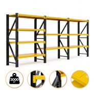 Набор из двух стеллажей LEOBRO Premium 200 х 200 х 50 см, 175кг/полка, 5 полок (LB-R132Х2)