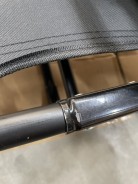 УЦІНКА!!!Розкладне ліжко (розкладачка) з матрацом і подушкою LEOBRO Black (LB-FB-A1-BLK)
