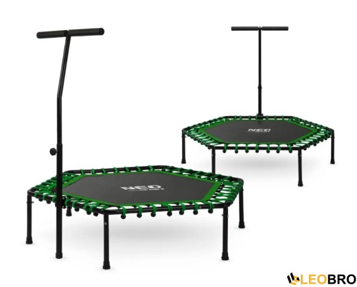 Фітнес батут Neo-Sport 127 см Green-black (1103) - 1