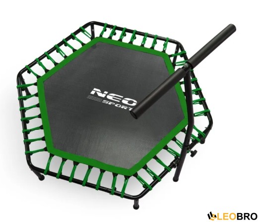 Фітнес батут Neo-Sport 127 см Green-black (1103) - 3