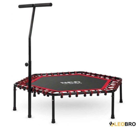 Фітнес батут Neo-Sport 127 см Red-black (1104) - 1
