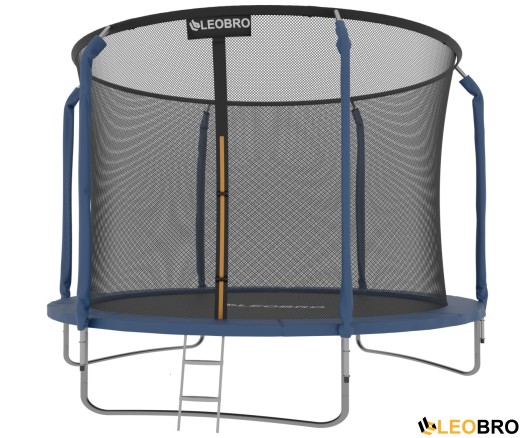 Батут із внутрішньою захисною сіткою 312 см LEOBRO Premium 10FT BLUE - 1