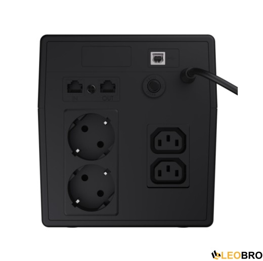 ДБЖ/Безперебійник Green Cell 1000VA/600W (UPS03) - 2