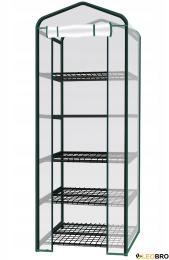 Стелаж-теплиця Malatec Прозора 190 х 70 х 50 см (23359) - 2