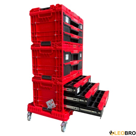 Комплект інструментальних ящиків Qbrick System ONE Drawer Workshop Set 1 red 2.0 - 4