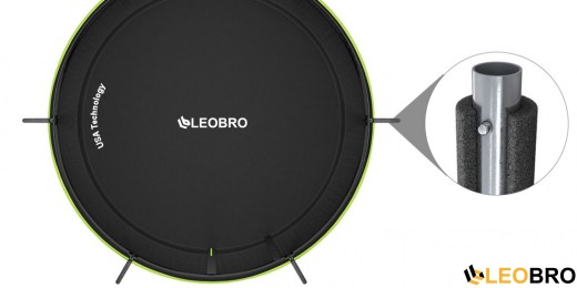 Батут із внутрішньою захисною сіткою 312 см LEOBRO Pro 10FT GREEN - 3