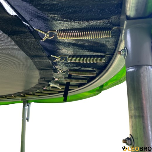Батут із внутрішньою захисною сіткою 312 см LEOBRO Pro 10FT GREEN - 6