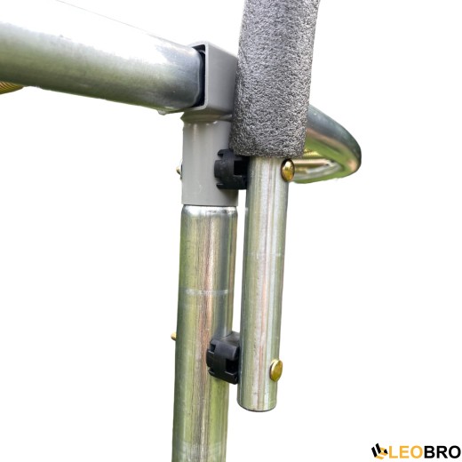 Батут із внутрішньою захисною сіткою 374 см LEOBRO Pro 12FT GREEN - 5