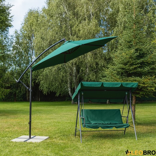 Гойдалка з подушками на 3 особи LEOBRO Green - 4