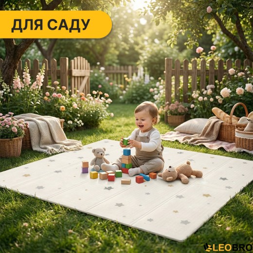 Дитячий ігровий килимок LEOBRO 150 x 200 x 1 см (LB-1026) - 8