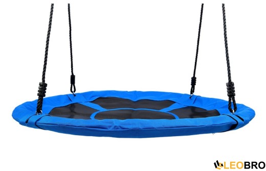 Гойдалка гніздо FUNFIT 100см (Синьо-чорна) (2609) - 5