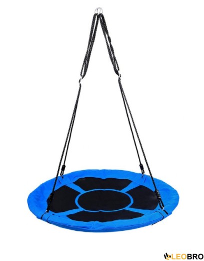 Гойдалка гніздо FUNFIT 100см (Синьо-чорна) (2609) - 6