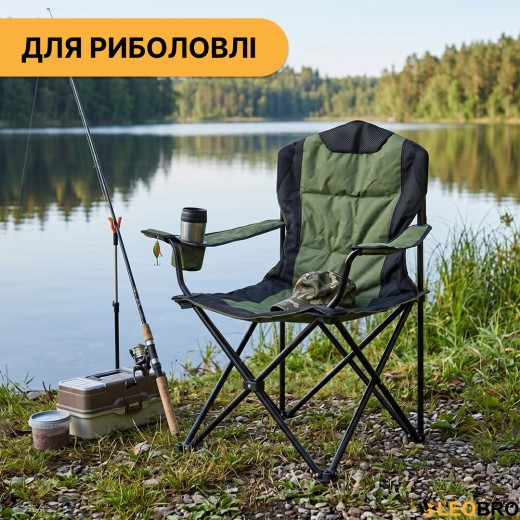 Розкладне туристичне крісло LEOBRO Honor XL Comfort (LB-1078) - 9