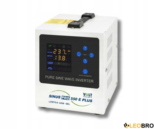 Гібридний ДБЖ/інвертор Volt Polska SINUS PRO 550 E PLUS 12/230V 350/550W (3SPM05012M) - 1