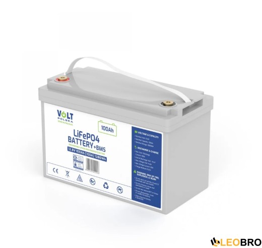 Комплект Volt Polska SINUS PRO 2400 E PLUS 12/230V (1600/2400W) + LiFePO4 12,8V 100Ah (100A) - 2