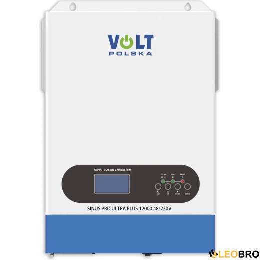 Сонячний інвертор Volt Polska ULTRA PLUS 12000 48/230V (6200/1200W) 120A MPPT (60-500V) (3SSS620048) - 1