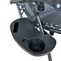 Раскладное кресло шезлонг Zero Gravity LEOBRO Черное - 3