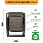 Розкладне крісло шезлонг LEOBRO Zero Gravity Premium Plaid (LB-ZGC-G2-PLD) - 10