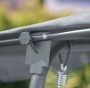 Гойдалка з подушками на 3 особи LEOBRO Relax Grey - 5