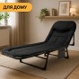 Розкладне ліжко (розкладачка) з вбудованим матрацом LEOBRO Black (LB-FB-M1-BLK) - 11