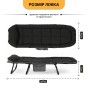 Розкладне ліжко (розкладачка) з вбудованим матрацом LEOBRO Black (LB-FB-M1-BLK) - 2