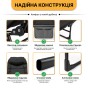 Розкладне ліжко (розкладачка) з вбудованим матрацом LEOBRO Black (LB-FB-M1-BLK) - 6