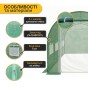 Садова теплиця парник LEOBRO Garden 10м2 Green Mosquito Door (LB-G109-GRN) - 4