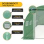 Садова теплиця парник LEOBRO Garden 18м2 Green Mosquito Door (LB-G110-GRN) - 4