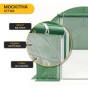 Садова теплиця парник LEOBRO Garden 18м2 Green Mosquito Door (LB-G110-GRN) - 8