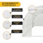 Садова теплиця парник LEOBRO Garden 12м2 White MultiDoor (LB-G113-WHT) - 4