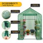 Стелаж-теплиця LEOBRO 143x143x195 см на 8 полиць Green (LB-G122) - 4