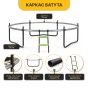 Батут з внутрішньою захисною сіткою 312 см LEOBRO Premium Pro 10FT GREEN (LB-1100) - 4
