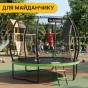 Батут з внутрішньою захисною сіткою 312 см LEOBRO Premium Pro 10FT GREEN (LB-1100) - 9