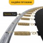 Батут з внутрішньою захисною сіткою 374 см LEOBRO Premium Pro 12FT GREEN (LB-1101) - 7