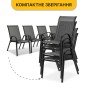 Комплект садових меблів LEOBRO Comfort 4 крісла + великий столик (LB-1055) - 8