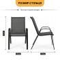 Комплект садових меблів LEOBRO Comfort 2 крісла + круглий столик (LB-1052) - 2