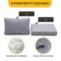 Комплект садовой мебели LEOBRO Lounge Set 3-в-1 (LB-1057) - 6