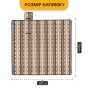 Килимок водонепроникний LEOBRO для пікніка та пляжу XXL 200 x 200 см (LB-1092) - 2