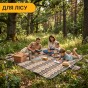 Килимок водонепроникний LEOBRO для пікніка та пляжу XXL 200 x 200 см (LB-1092) - 7