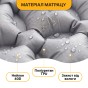 Надувний похідний килимок матрац LEOBRO Air Mat 190 x 60 см Grey (LB-1094) - 3
