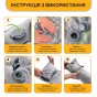 Надувний похідний килимок матрац LEOBRO Air Mat 190 x 60 см Grey (LB-1094) - 6