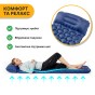 Надувний похідний килимок матрац LEOBRO Air Mat 190 x 60 см Blue (LB-1096) - 5