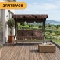 Велика гойдалка з подушками LEOBRO Luxury Brown (LB-1044) - 9